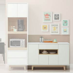 E365-2 羅威4尺木面餐櫃下座 不含岩板