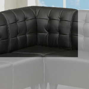 G539-4 2092 黑皮角椅