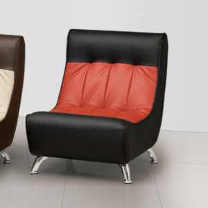 H427-5 956單人黑紅小沙發