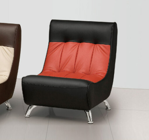 H427-5 956單人黑紅小沙發