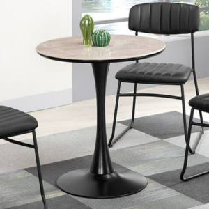 A1831-1 希曼2.3尺岩板休閒圓桌 桌面9mm岩板