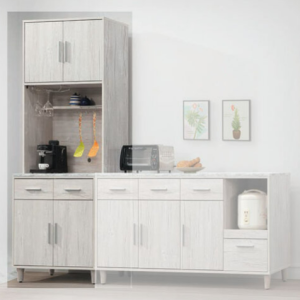 E357-7 迪奧2.7尺餐櫃 雙門/全組