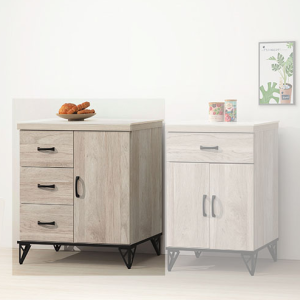 E368-6 白金2.7尺餐櫃岩板石