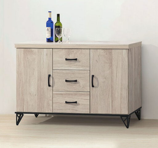 E368-8 白金4尺餐櫃岩板石