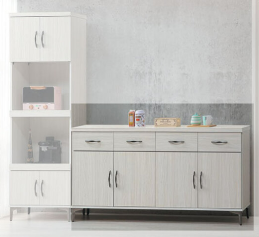 E367-6 艾馬特5.3尺餐櫃 下座/木面