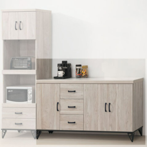 E368-2 白金5.3尺餐櫃岩板石