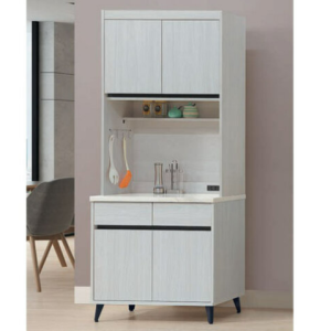 E369-4 2.7尺碗碟櫃 全組 ⊙隔板2片