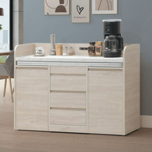 E333-6 喬伊詩3.5尺二件式移動餐櫃