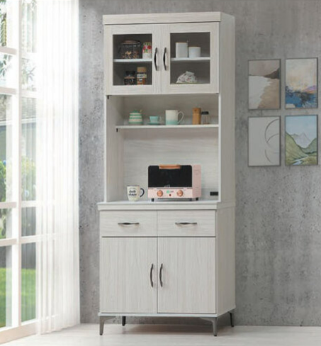 E367-7 艾馬特2.7尺餐櫃 岩板/全組