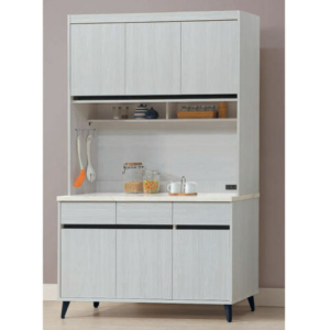 E369-6 4尺碗碟櫃 全組 ⊙隔板2大片2小片