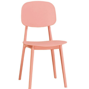 A1880-5 加貝休閒椅 粉 坐高43.5公分