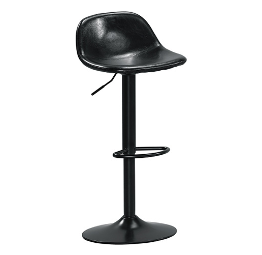 A1888-9 波特升降吧椅 黑色皮 坐高58~79公分
