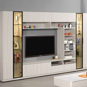 A1471-1 丹尼斯10.6尺組合電視櫃 全組 ⊙附活動隔板10片