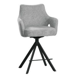 A1884-1強尼吧椅 中 灰色布  坐高66.5公分 ⊙可180度旋轉