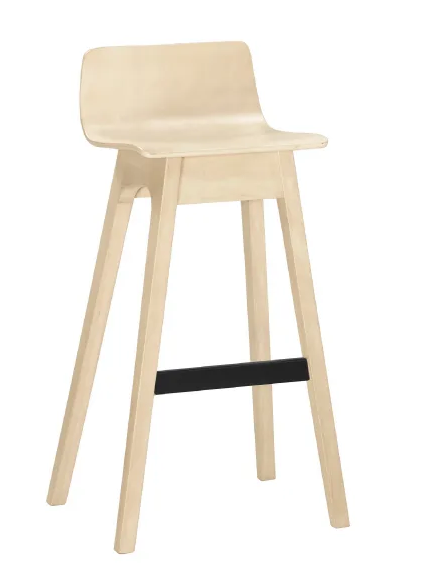 A1881-4 維拉吧椅 板 實木 洗白色  坐高74公分