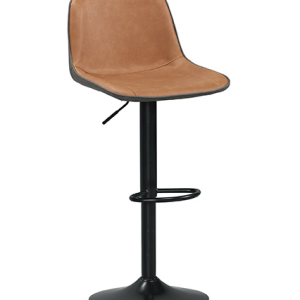 A1888-7 艾希升降吧椅 灰橘 坐高60~81公分