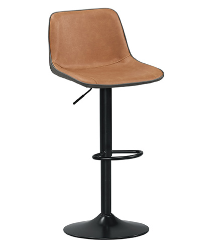 A1888-7 艾希升降吧椅 灰橘 坐高60~81公分