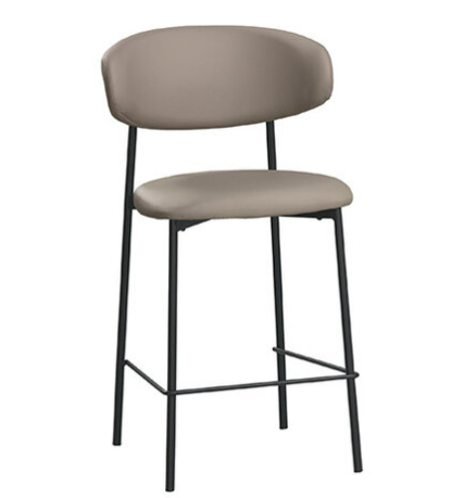 A1884-7 納特餐椅 中 米色皮 坐高65公分