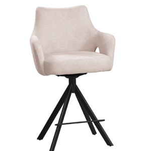 A1884-2 強尼吧椅 中 米色布  坐高66.5公分 ⊙可180度旋轉