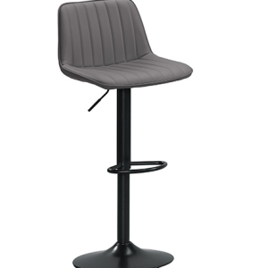 A1888-6 蓋爾升降吧椅 灰色皮 坐高62~82公分