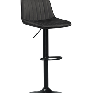 A1888-5 蓋爾升降吧椅 黑色皮 坐高62~82公分