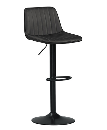 A1888-5 蓋爾升降吧椅 黑色皮 坐高62~82公分