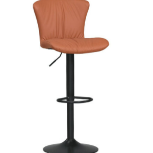 A1888-3 雪莉升降吧椅 橘色皮 坐高61~82.5公分