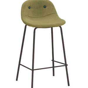 A1885-11 華爾斯吧椅 中 綠色 布 坐 高65.5公分