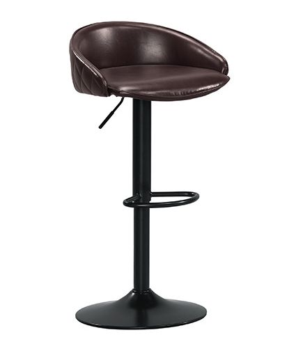 A1887-8 皮爾曼升降椅 棕色皮 坐高58~78公分