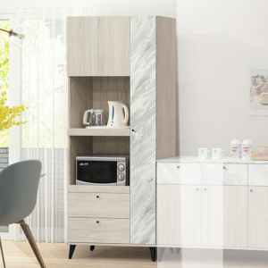 E378-5 白橡色2.7尺電器櫃