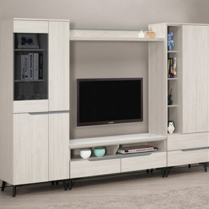 A1474-2 羅恩8尺組合電視櫃 全組 ⊙附活動隔板11片、 ⊙桌面12mm岩板