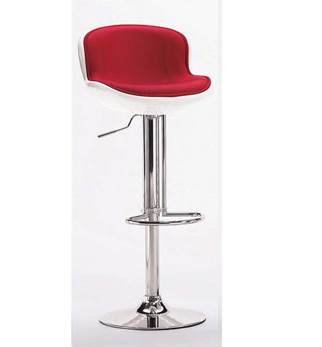 A1887-1 瓦特吧椅 白紅 坐高67~86公分