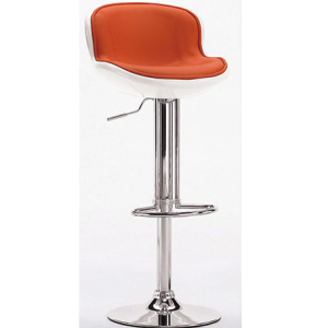 A1887-2 瓦特吧椅 白橘 坐高67~86公分