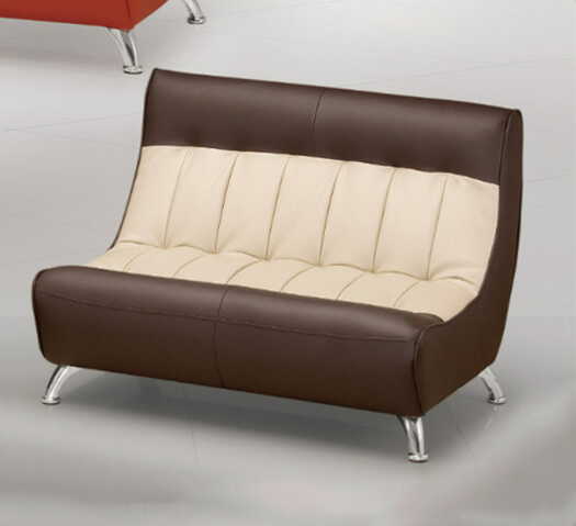 H428-6 956咖白雙人小沙發