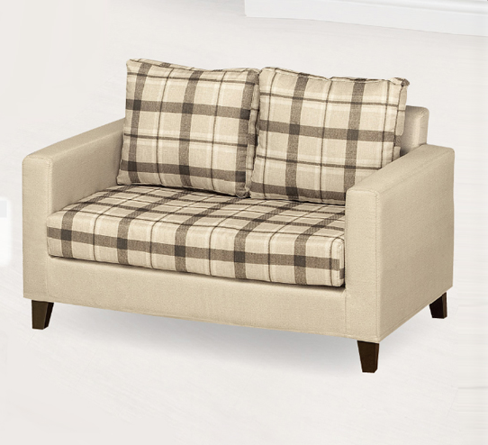 H429-2 C12雙人沙發椅 格子