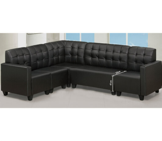 G539-1 2092黑皮沙發 全組