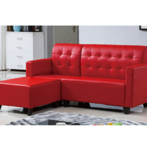 G540-3 2092派克紅沙發含方椅