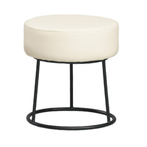 A1890-2 艾達圓凳 米色皮