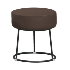 A1890-3 艾達圓凳 咖啡色皮