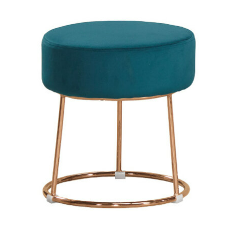 A1890-4 艾達圓凳 藍色布