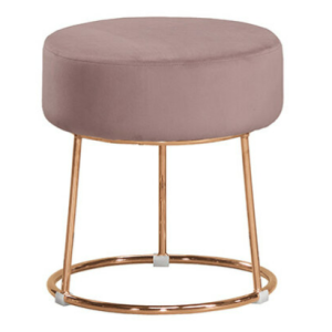 A1890-5 艾達圓凳 粉色布