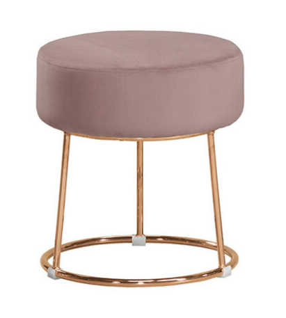 A1890-5 艾達圓凳 粉色布