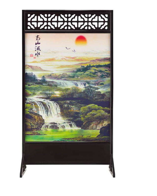A1891-2 山水屏風