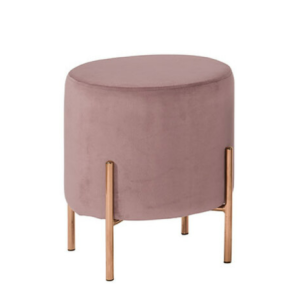 A1890-7 尤朵拉圓凳 粉色布