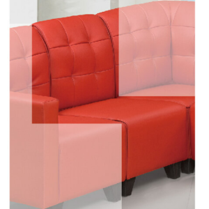 G539-7 2092紅皮單人中椅