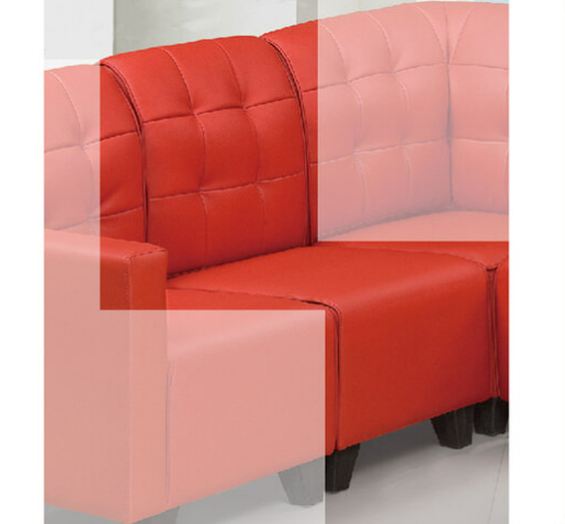 G539-7 2092紅皮單人中椅