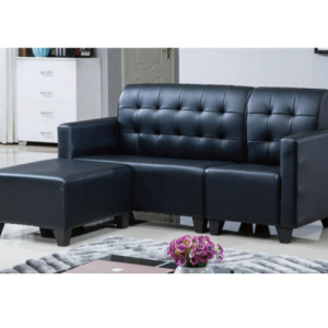 G540-4 2092派克黑沙發 含方椅