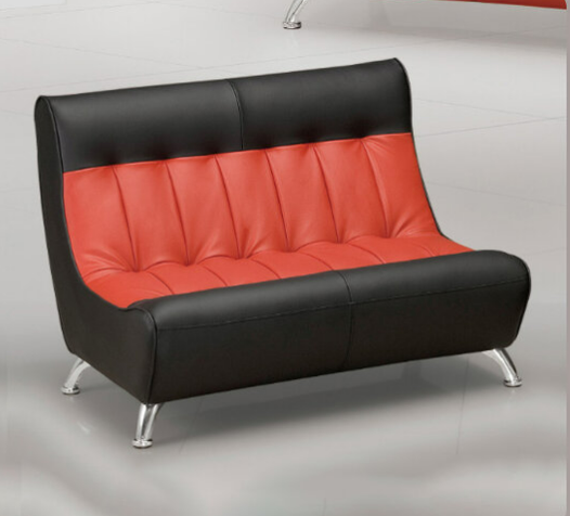 H428-7 956黑紅雙人小沙發