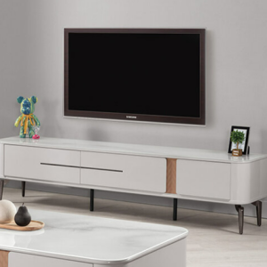 A1505-1 卡米洛6.6尺長櫃 ⊙桌面4mm強化玻璃