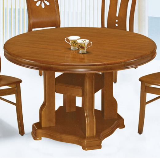 E383-8 4尺柚木色餐桌